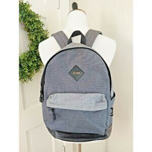 CrossLandy School Backpack College Laptop Bookbags Women Men Travel Gray